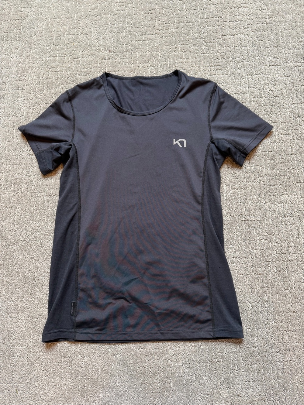Kari Traa Black Short Sleeve Athletic Tee